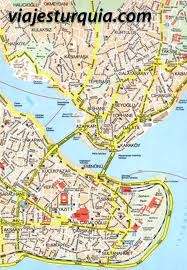 Mapa Estambul